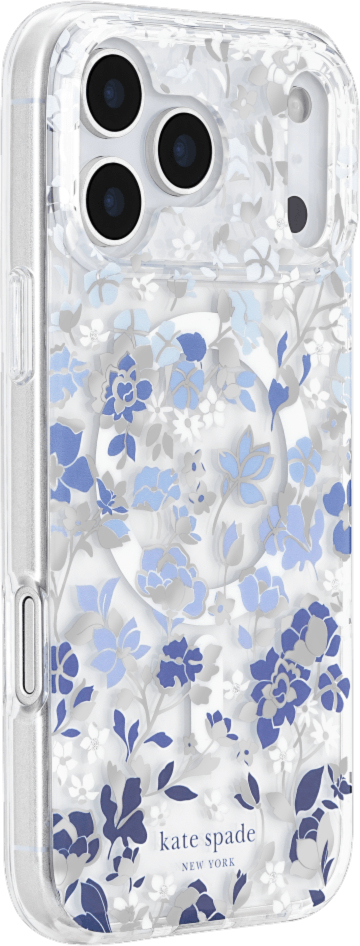 Kate Spade - Protective MagSafe Case for Apple iPhone 17 Pro Max - Flowerbed Blue