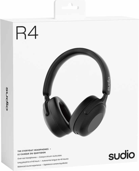 Sudio - Casque supra-auriculaire R4 Noir