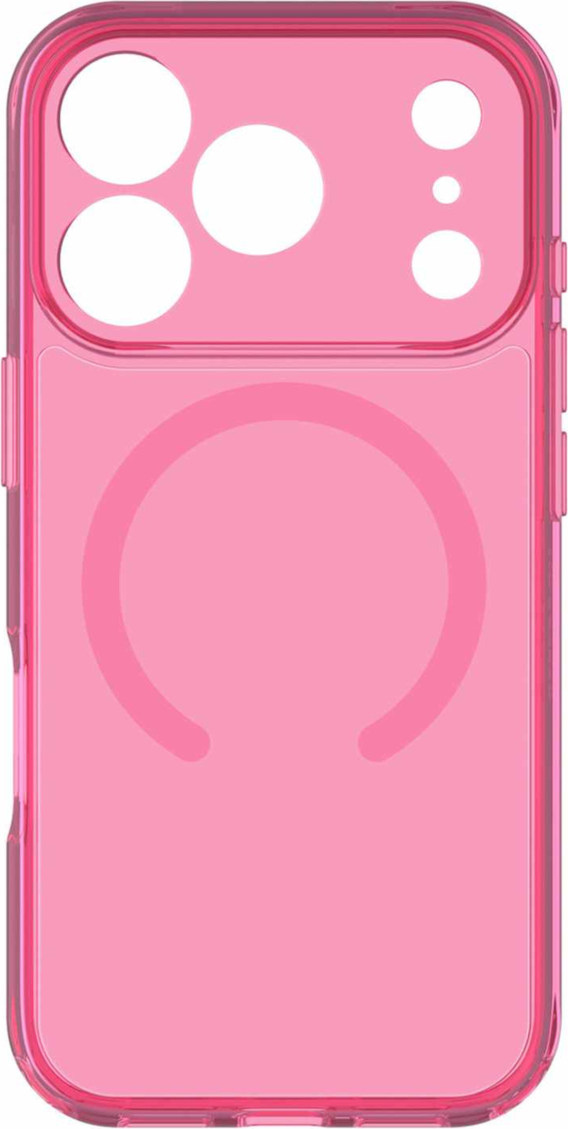 OtterBox - Étui Lumen transparent MagSafe Heartspur Pink pour iPhone 18 Pro/17 Pro