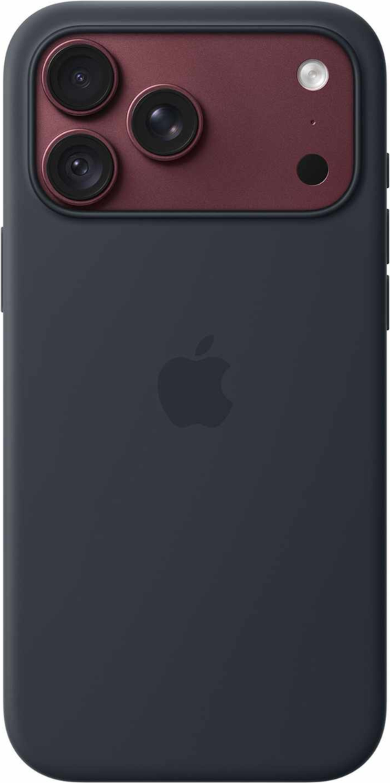 Apple - Étui en silicone avec MagSafe bleu marine pour iPhone 18 Pro Max