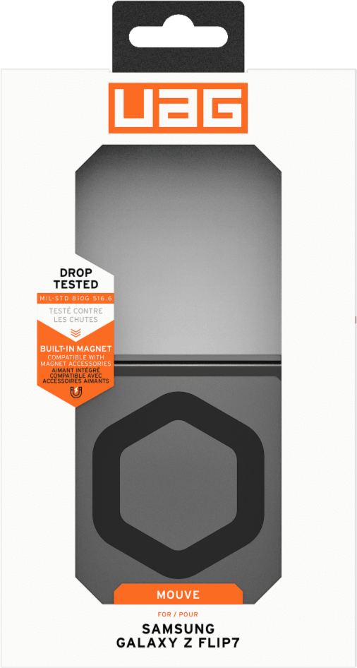 UAG 214504113131 Étui Mouve avec Magnet Ash pour Samsung Galaxy Z Flip7