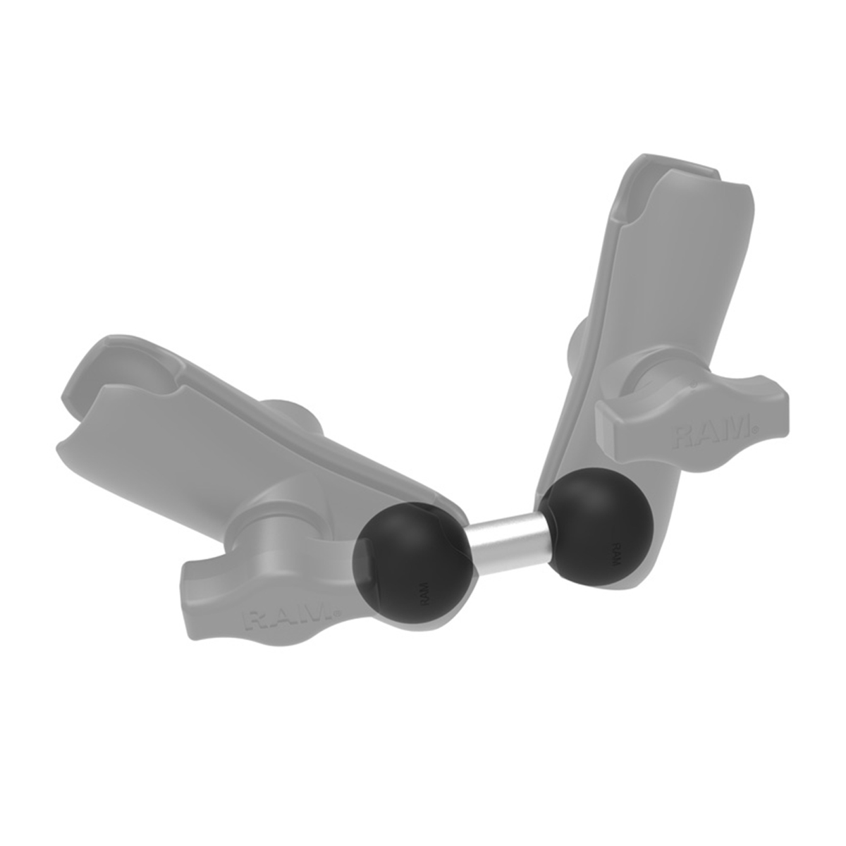 RAM Double Ball Adapter - B-Size clear