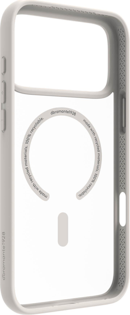 • Made from 100% GRS-certified recycled and recyclable plastic materials (1case=2x0.5l plastic bottles) 
• Custom fit all-around protection 
• Slim yet impact protective design (2m/6.5ft impact protection) 
• Built-in MagSafe magnet
• Made without compromising on quality, functionality, and design