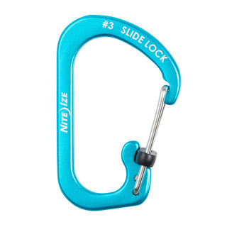 Connect, hold, or carry anything from keys to water bottles with the lightweight Nite Ize Aluminum Carabiner with an innovative lock mechanism to keep your items secure.