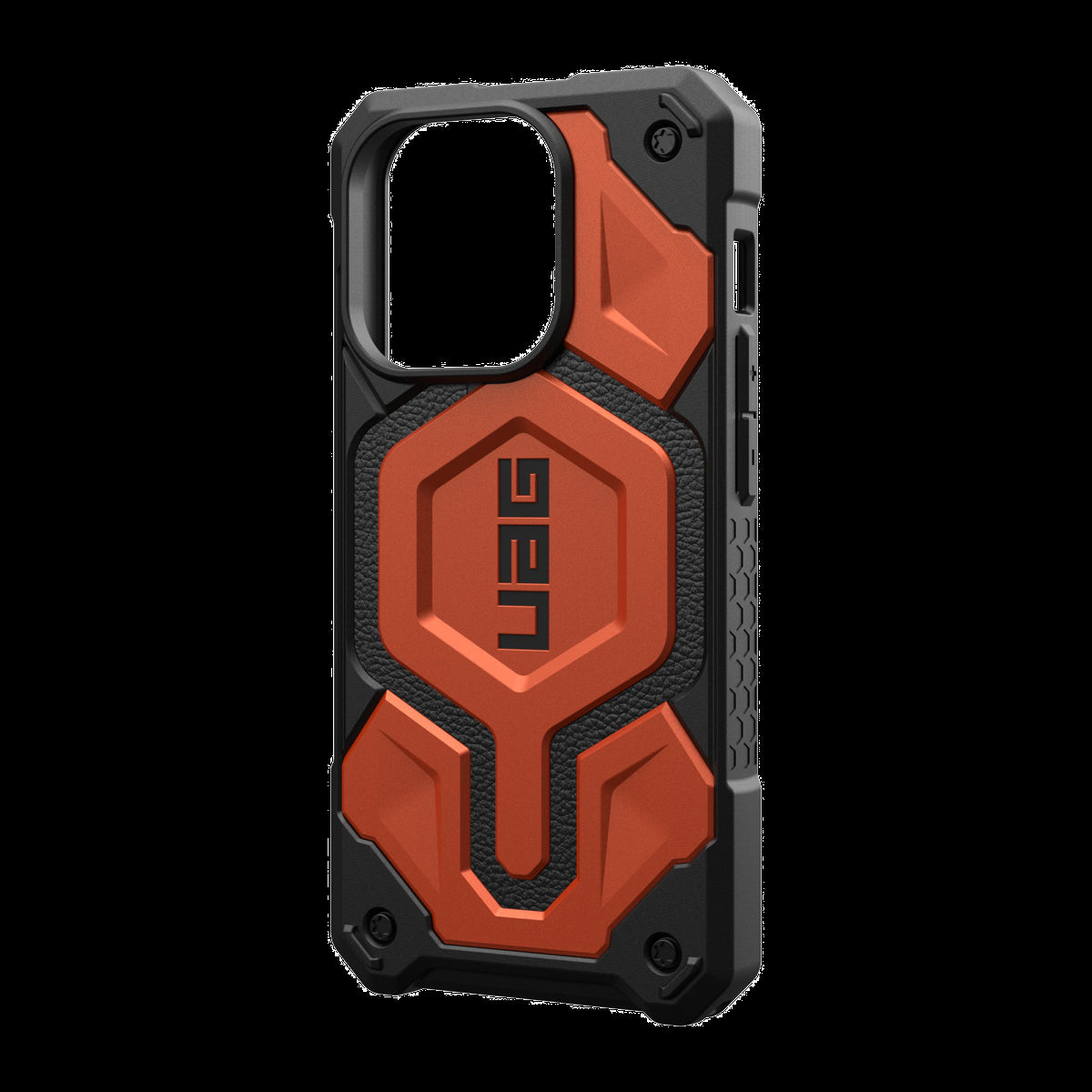 The quintessential, all-terrain, rugged protective case now available with built-in MagSafe module. The UAG Monarch Pro is equipped with premium materials for premium protection.