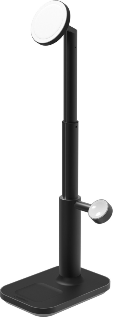 <p>The mophie wireless 3-in-1 extendable stand with MagSafe is a charging stand for iPhone, AirPods, and Apple Watch designed to save space while lifting your phone up to your line of sight.</p>