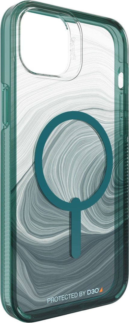 Gear4 - Milan Snap Case For Apple Iphone 14 Plus - Green Swirl