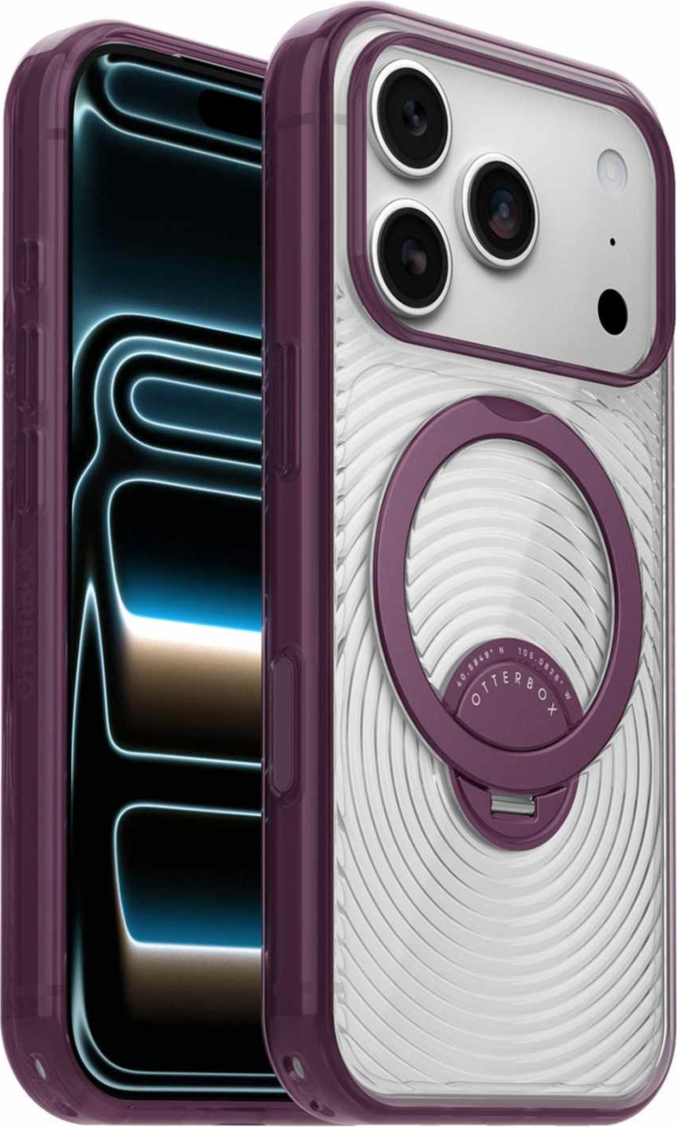 OtterBox - Étui MagSafe Symmetry Stand Vinum Purple pour iPhone 18 Pro/17 Pro
