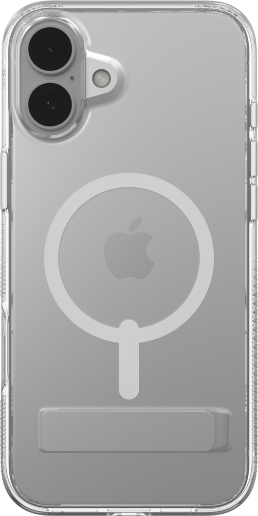 Strengthened with Graphene, ZAGG's Crystal Palace Snap series case with kickstand combines an ultra-slim, crystal-clear profile with up to 13 ft drop protection and seamless MagSafe compatibility.