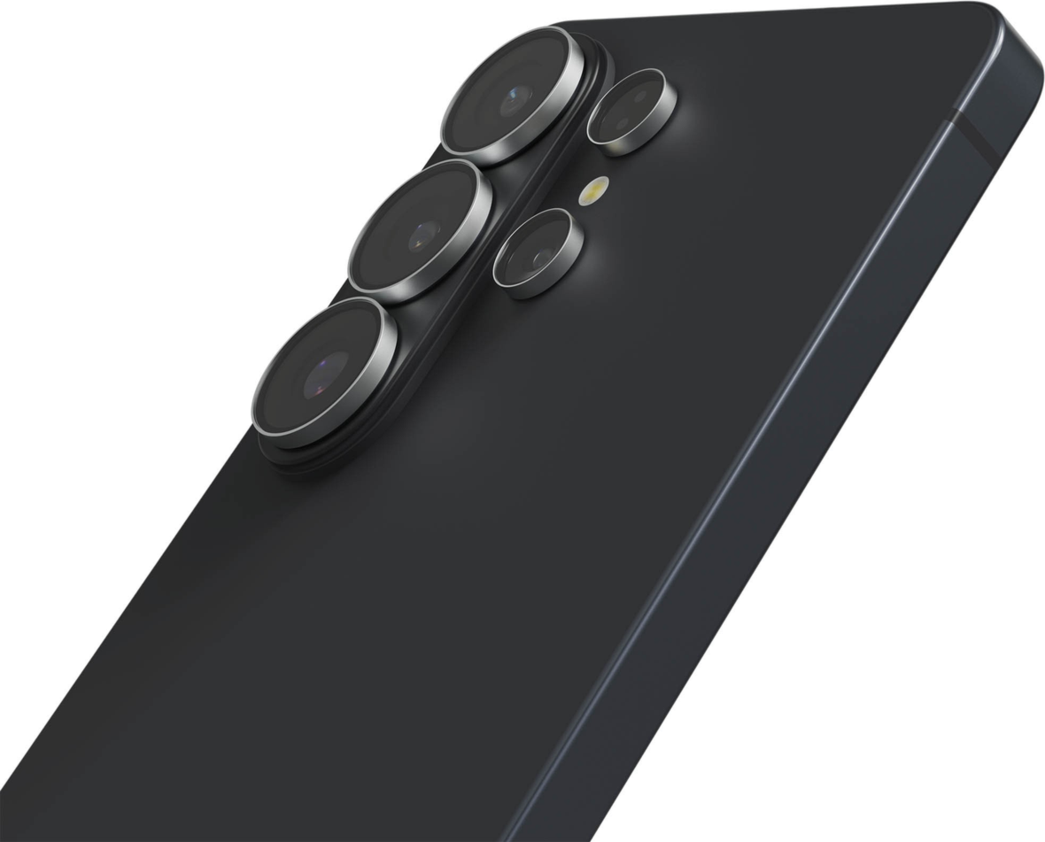 The ZAGG InvisibleShield Glass Elite Camera Rings Lens Protector with anti-reflective technology safeguards phone camera lenses from scratches and smudges.