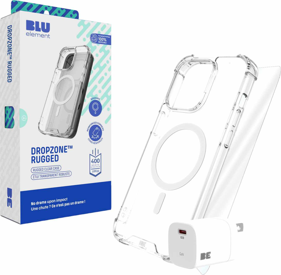Total Protection MagSafe Bundle Case with 30W Charger for iPhone 16