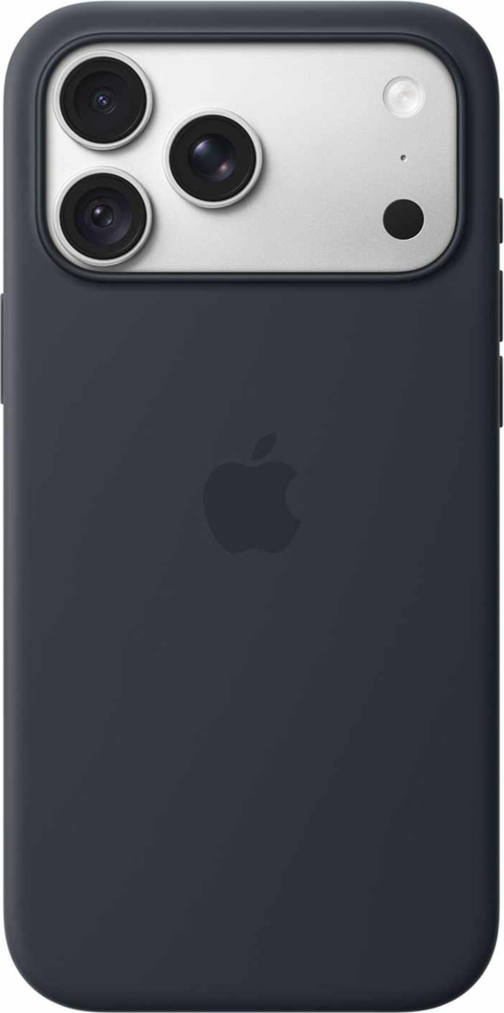 Apple - Étui en silicone avec MagSafe bleu marine pour iPhone 18 Pro Max