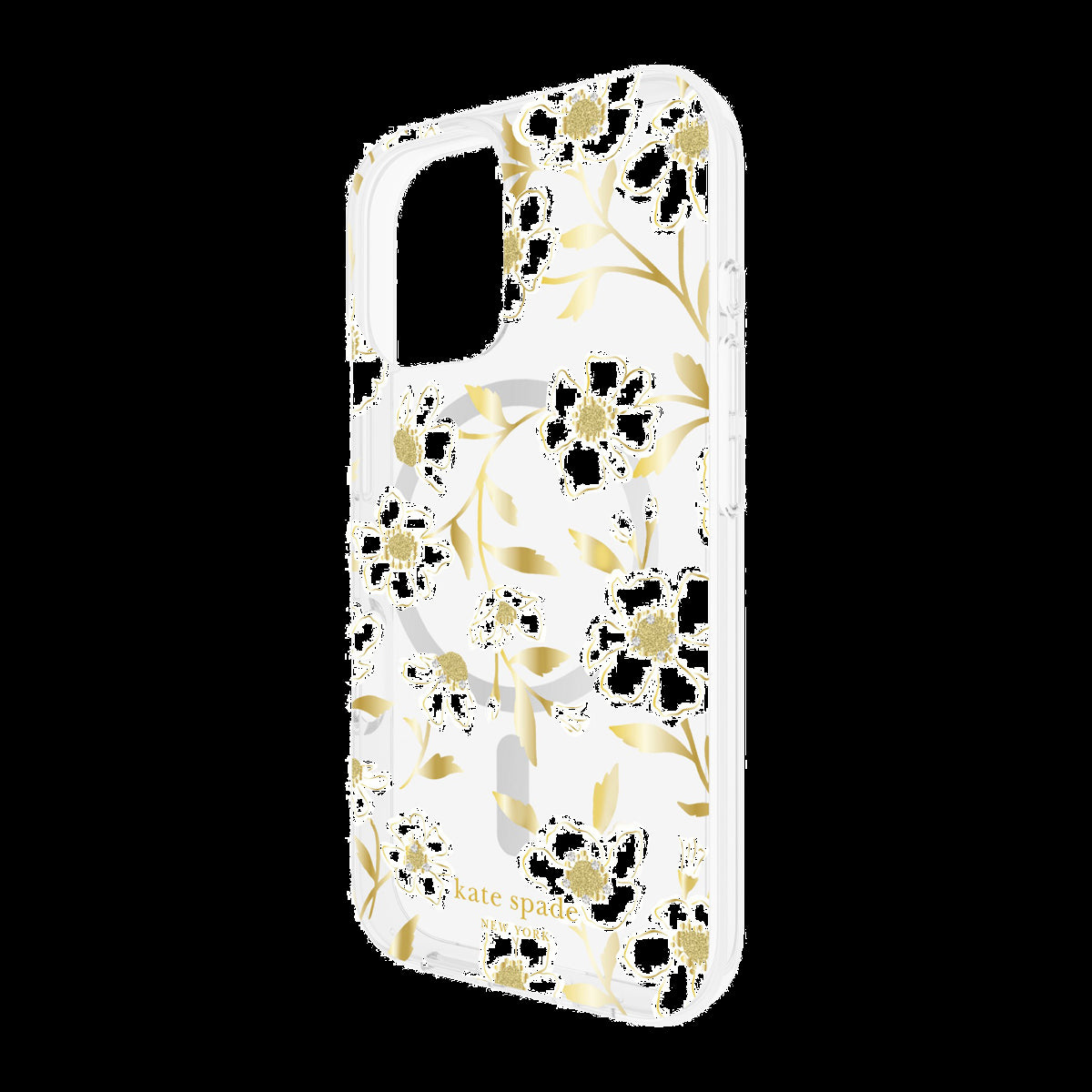 Fashion meets protection with the Kate Spade Protective Prints MagSafe series case, combining style with an impressive 12 ft drop protection and MagSafe compatibility.