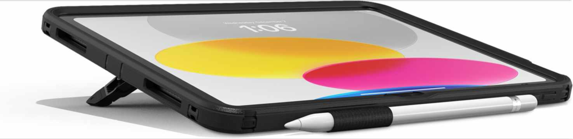 OtterBox - Defender Case w/Kickstand & Screen Protection for iPad 11 2025 (11th Gen)/iPad 10.9 2022 (10th Gen) - Black
