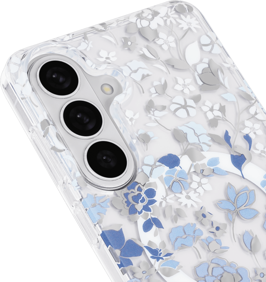 Kate Spade - Protective Case w/Magnets Flowerbed Blue for Samsung Galaxy S26