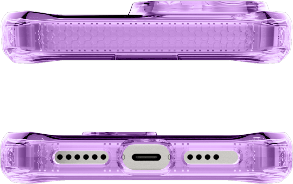 ITSKINS AP6UHBVARLIPP Étui Hybrid_R Vapor MagSafe Violet Clair pour iPhone 16 Pro Max