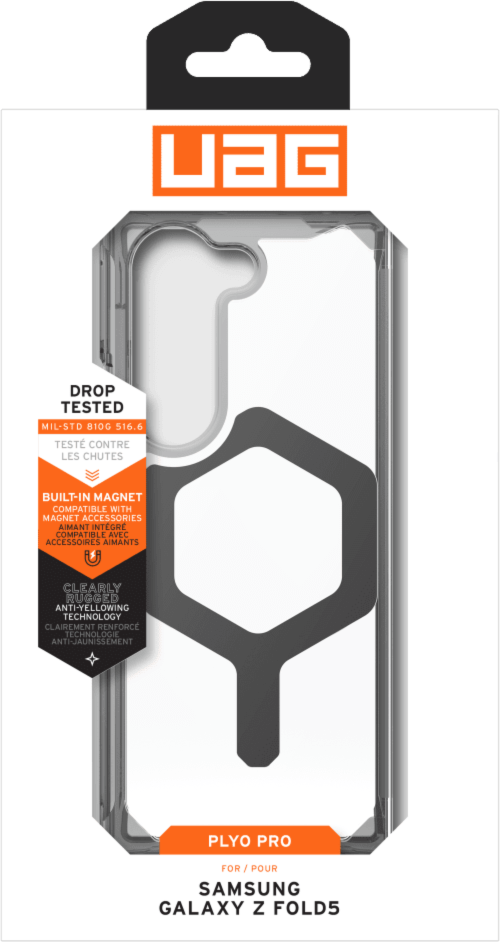 <p>The UAG Plyo Pro case with MagSafe offers military-tested drop protection in a sleek, modern design to create everyday armour and security.</p>