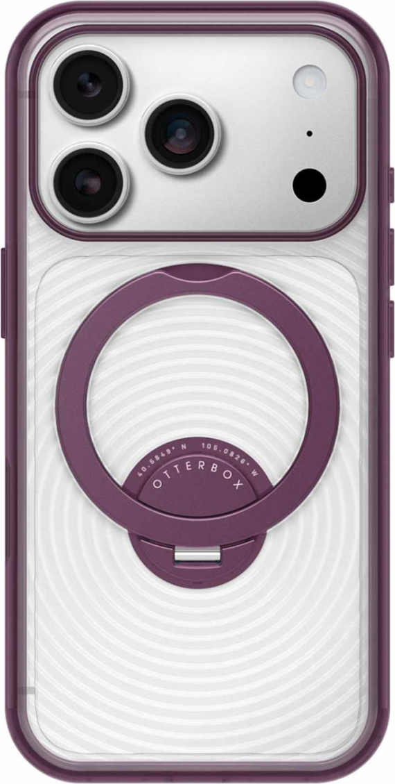 OtterBox - Étui MagSafe Symmetry Stand Vinum Purple pour iPhone 18 Pro/17 Pro