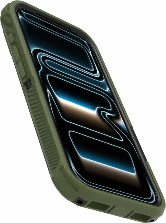 OtterBox - Étui Defender Pro MagSafe avec couvre-étui supplémentaire Noir/Ponderosa Peak pour iPhone 18 Pro/17 Pro en emballage en vrac