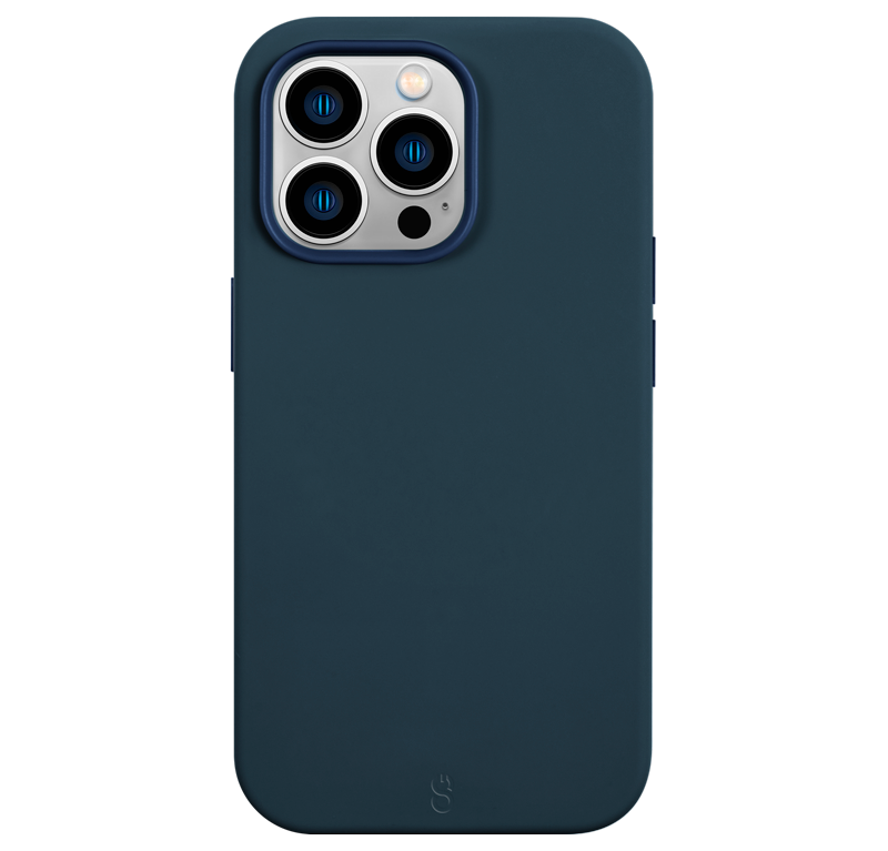 LOGiiX Silicone Case Vibrance pour iPhone 14 Pro Max - Bleu pétrole