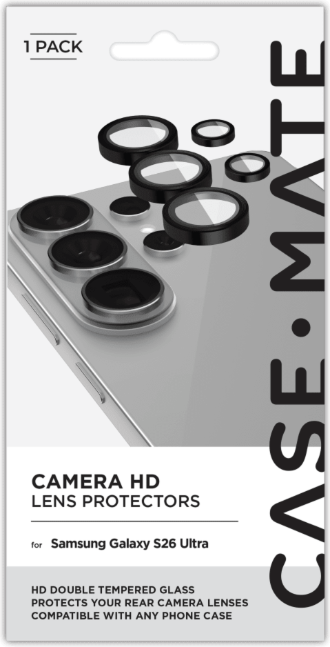 Case-Mate - Aluminum Ring Lens Protector for Samsung Galaxy S26 Ultra - Black
