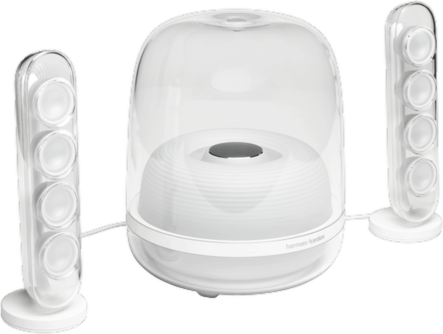 Harman Kardon SoundSticks 4 - White | tboothwireless