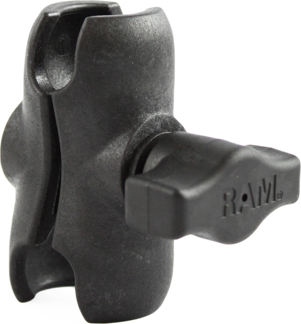 The RAM RAP-B-201U-A Plastic Double Socket Arm attaches to any 1” B size RAM ball component and features a low-profile design. Double ball holder and socket technology allow for near-infinite adjustability for RAM mounting systems.