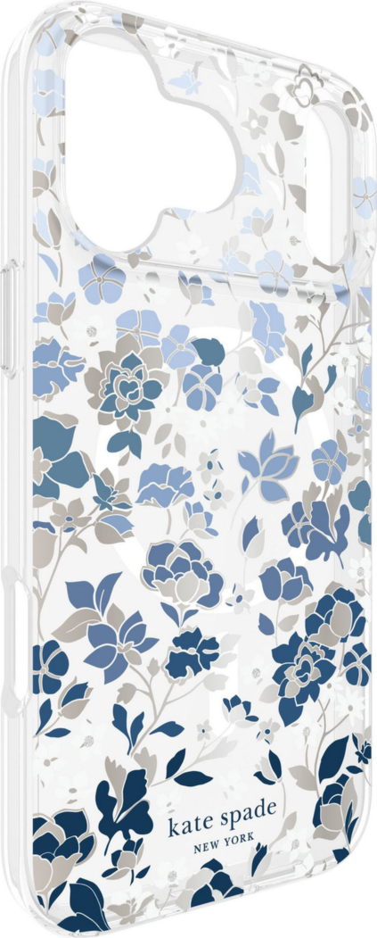 Kate Spade - Protective MagSafe Case for Apple iPhone 17 Pro Max - Flowerbed Blue