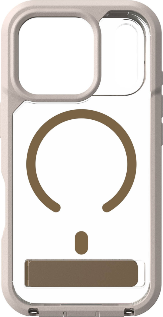 ZAGG - Rainier Snap MagSafe Case with Kickstand for Apple iPhone 18 Pro/17 Pro - Sandstone