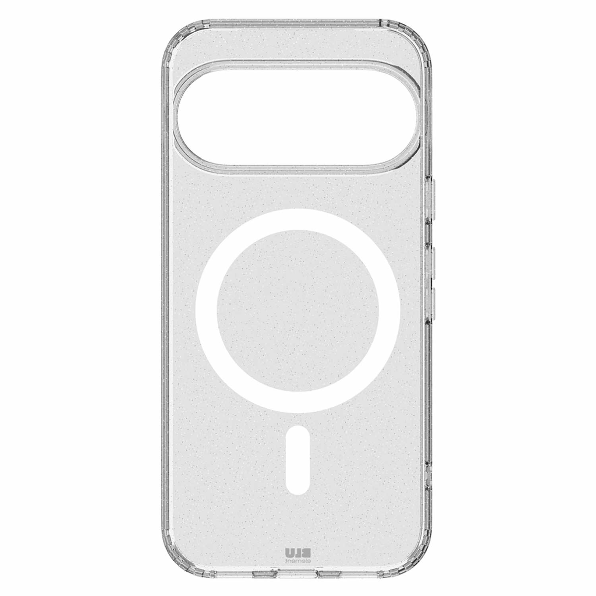 Blu Element - Coque résistante « Dropzone » à paillettes, transparente, avec aimants, pour Google Pixel 11 Pro