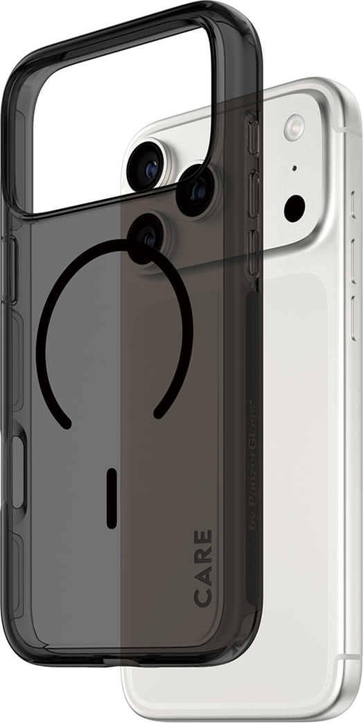 PanzerGlass CARE Smokey MagSafe iPhone 18 Pro Max/17 Pro Max - Black  - EN