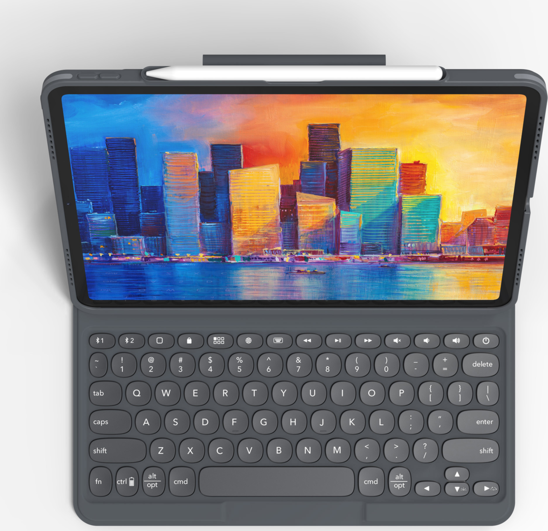 <p>Increase your productivity and work from anywhere with the ZAGG Pro Keys wireless keyboard and detachable case with laptop-style keys.</p>