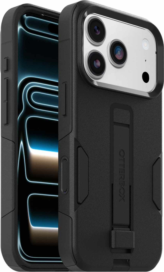 OtterBox - Commuter Grip MagSafe Case Black for iPhone 18 Pro/17 Pro