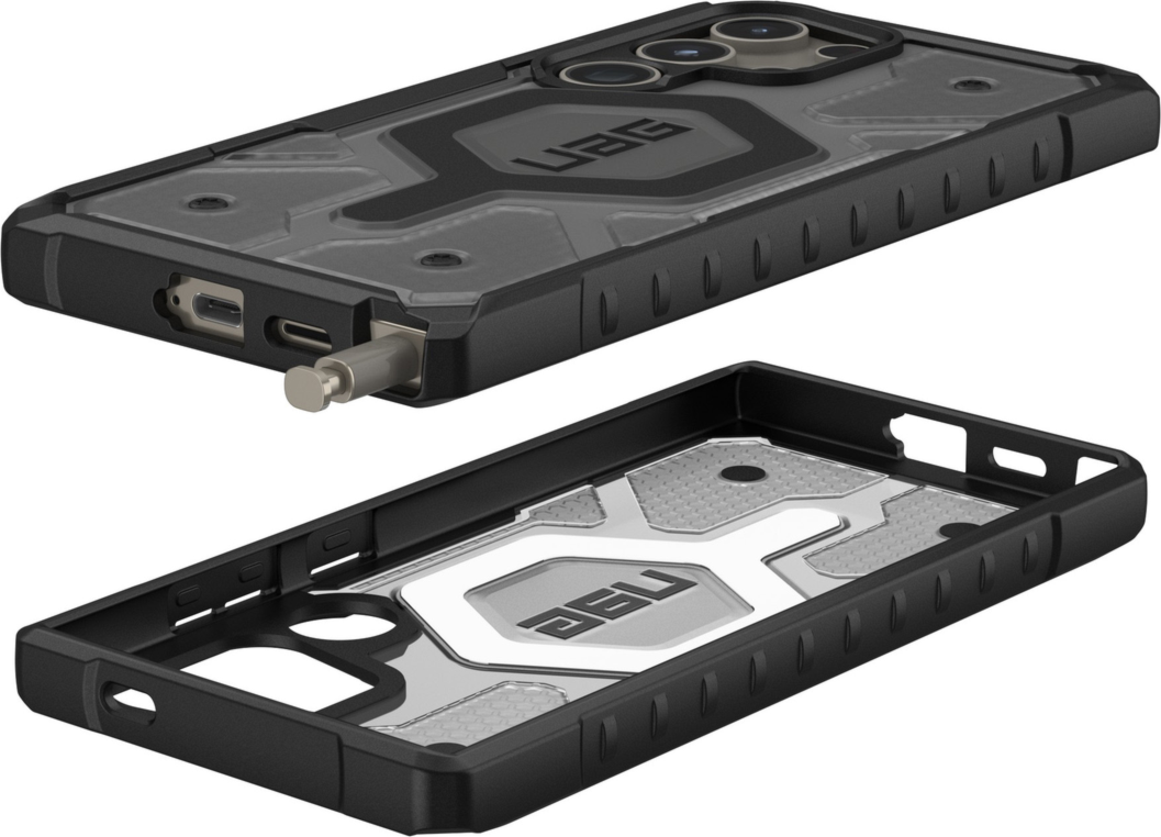 <p>Designed with action and adventure in mind, the UAG Pathfinder Clear Pro case provides serious protection and features a built-in magnet module.</p>