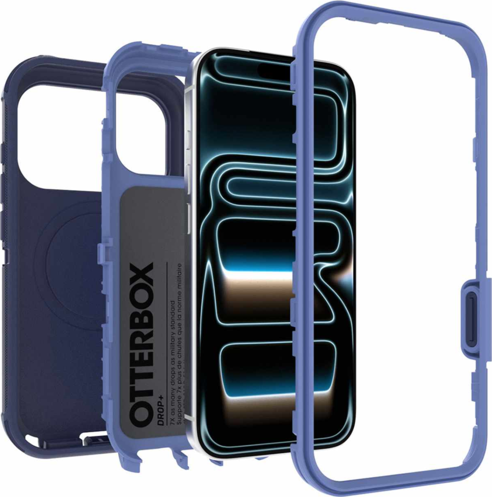 OtterBox - Defender Pro MagSafe Case Witherwill Blue for iPhone 18 Pro in Bulk Packaging