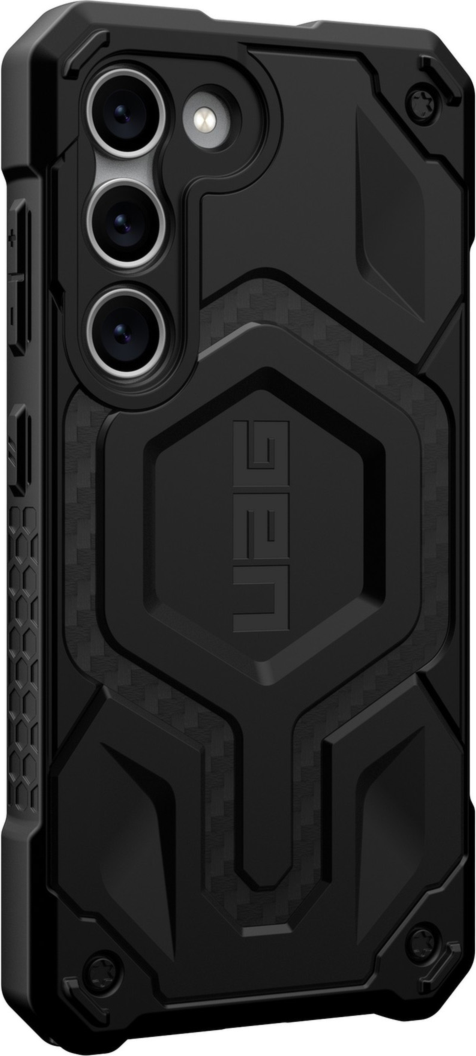 <p>The quintessential, all-terrain, rugged protective case now available with built-in magnet module. The UAG Monarch Pro case is equipped with premium materials for premium protection.</p>