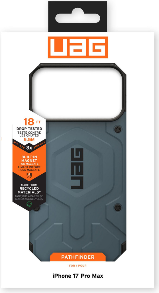 Urban Armor Gear (UAG) - Pathfinder MagSafe Case for Apple iPhone 17 Pro Max - Cloud Blue