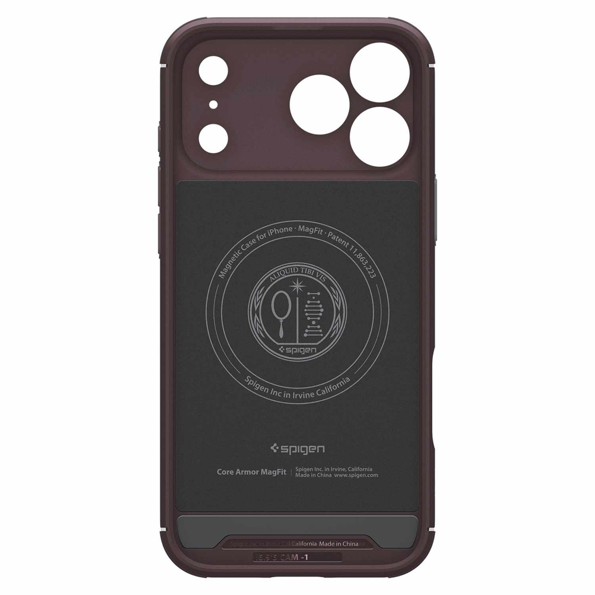 Spigen - Core Armor MagFit Case Burgundy for iPhone 18 Pro Max/17 Pro Max