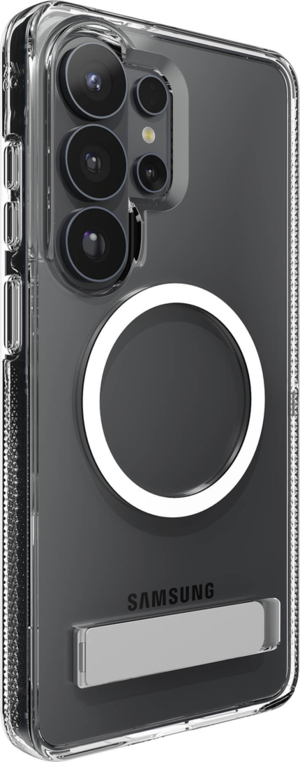ZAGG - Coque Snap Case avec support intégré pour Samsung Galaxy S26 Ultra - Transparente