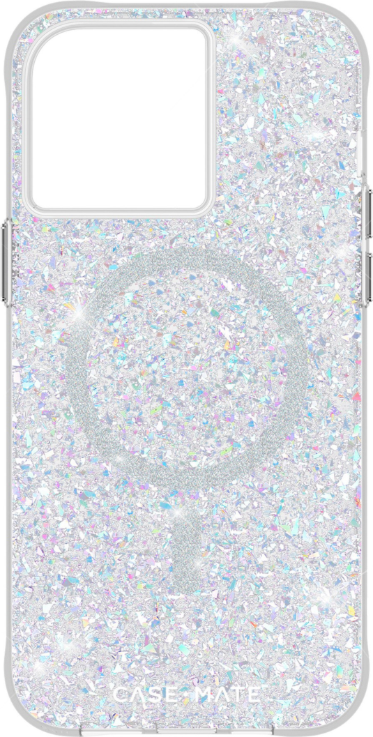 Add a little more glam to your life with the Case-Mate Twinkle case featuring iridescent glitter foil and 12 feet drop protection. Now with MagSafe compatibility!