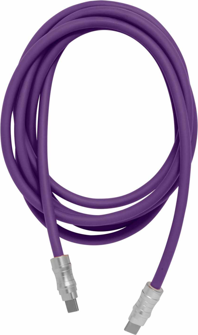 Helix/Retrak - Câble USB-C en silicone GripCord 8 pi violet