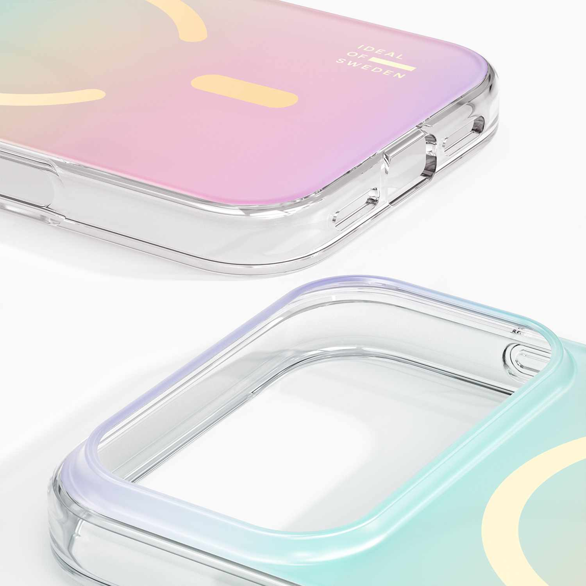 Ideal of Sweden - Coque intermédiaire transparente MagSafe Shimmer pour iPhone 17 Pro Max