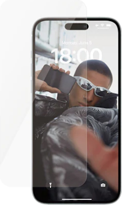 PanzerGlass SAFE Ultra-Wide Fit Protecteur d'écran pour iPhone 15 Plus - Transparent