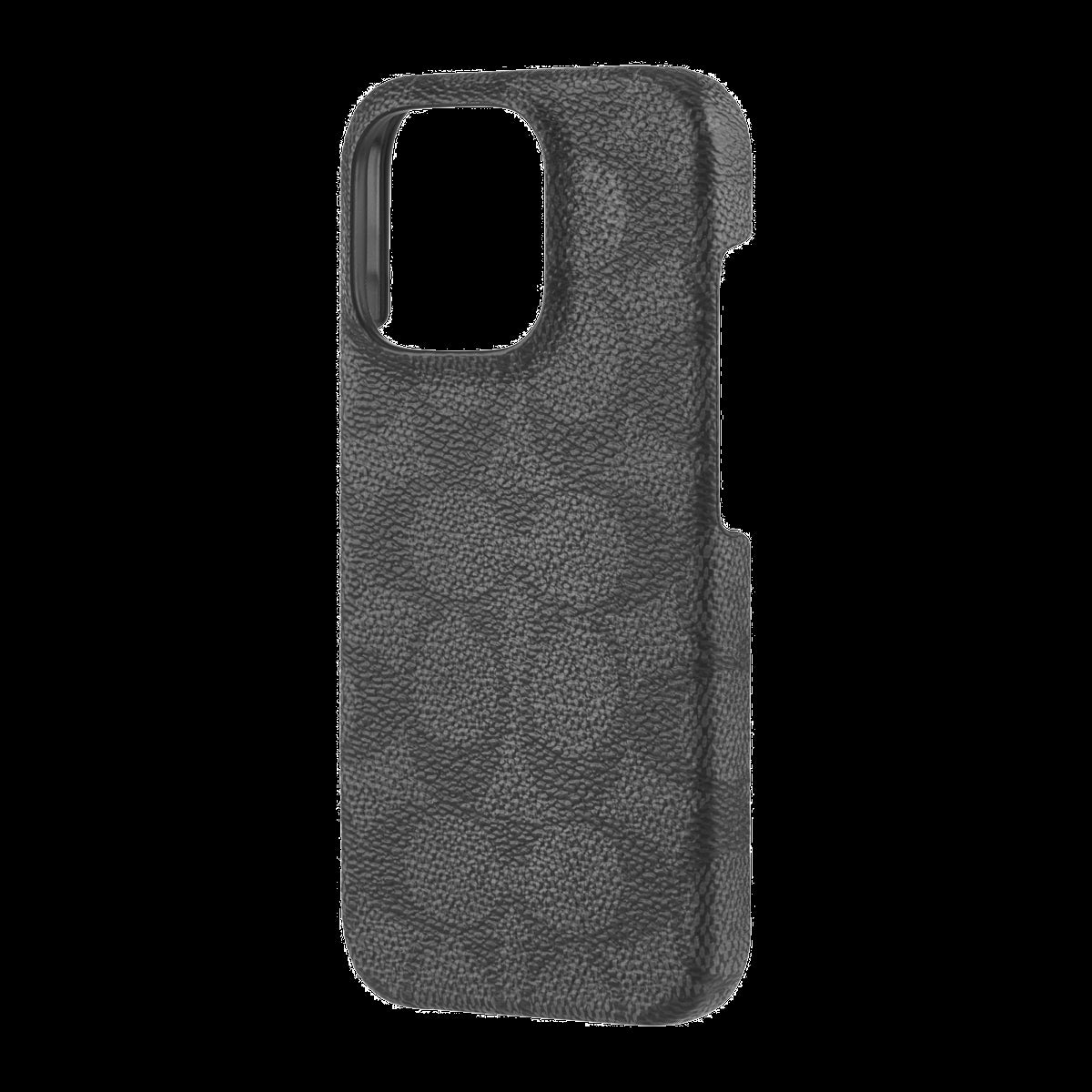 The Coach Slim Wrap Case is durably designed with an impressive 12 ft drop protection and thin profile for wireless charging.