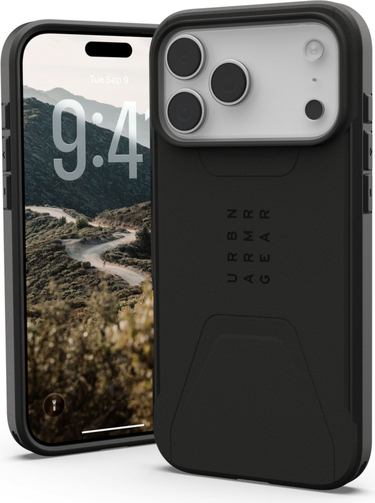 Urban Armor Gear (UAG) - Civilian MagSafe Case for Apple iPhone 17 Pro Max - Black