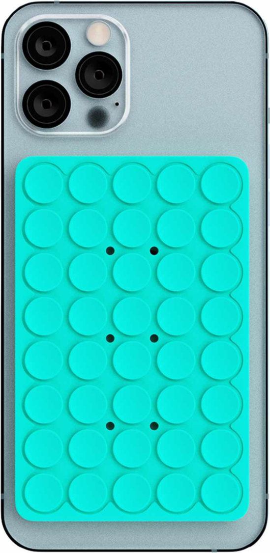 Blu Element BEPHSQ612244 PhoneSquid Bleu Aqua