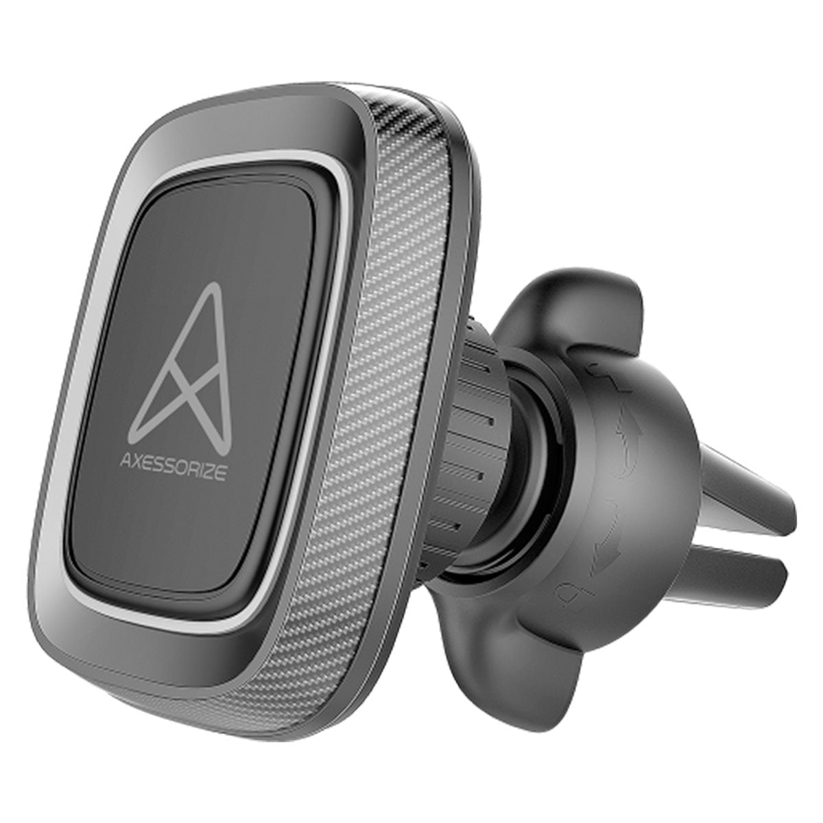 The Axessorize PROMount 2-in-1 Magnetic Car Mount is a compact and powerful magnetic mounting solution that is compatible with any phone model or car. The PROMount 2-in-1 provides a rotating ball joint with 360 degree viewing angles to allow an enhanced view of your phone or GPS device.