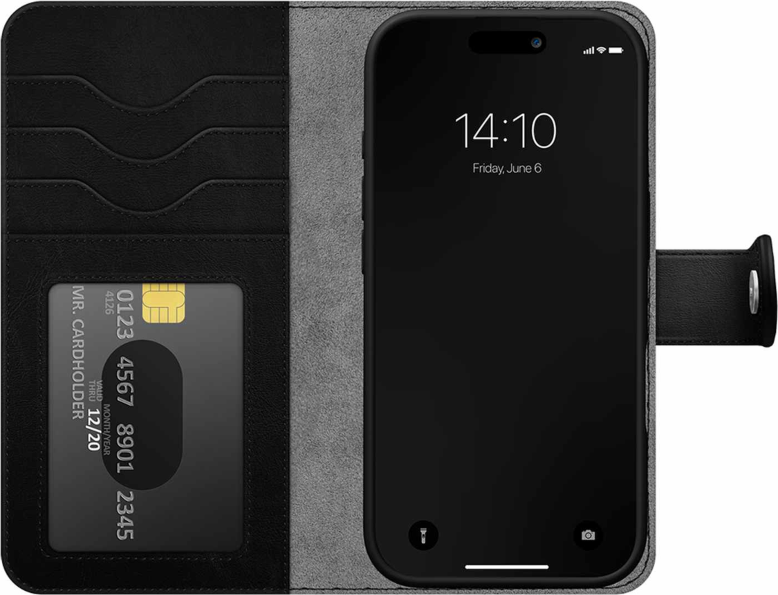 Ideal of Sweden - Magnet Wallet MagSafe Case Black for iPhone 18 Pro Max/17 Pro Max