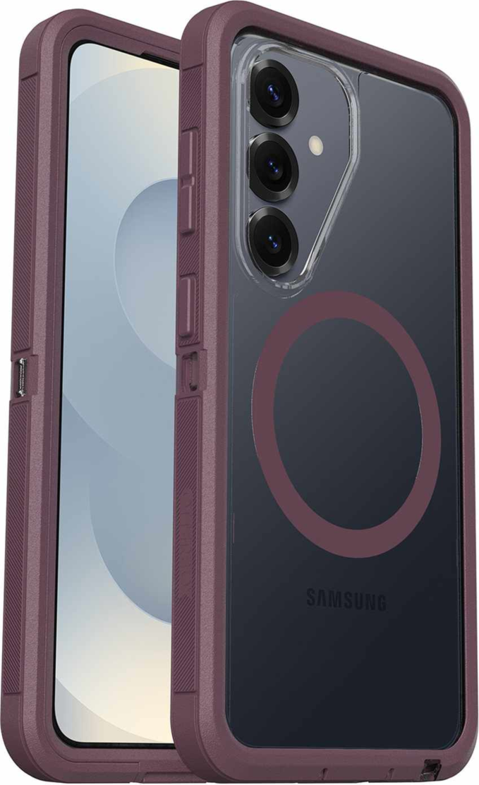 OtterBox 77000087 Étui Defender Pro XT Clear avec Magnets Purple Mystery pour Samsung Galaxy S26
