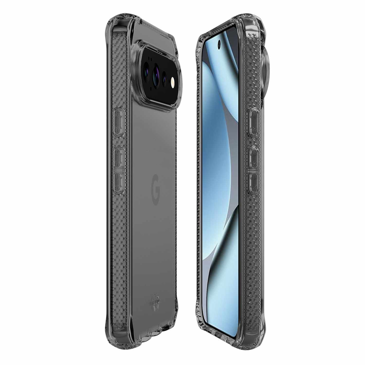 ITSKINS - Coque transparente Spectrum_R « Smoke » pour Google Pixel 11/11 Pro/10/10 Pro